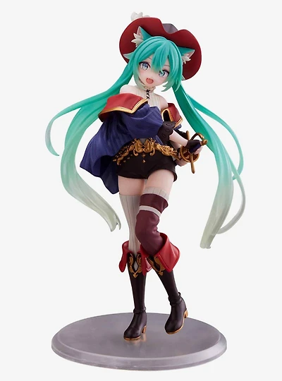 Taito Vocaloid Hatsune Miku (Puss in Boots) Wonderland Figure