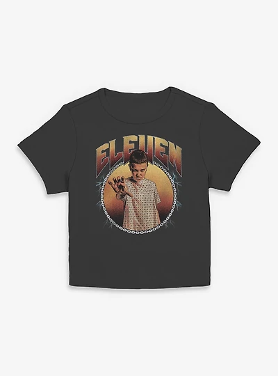 Stranger Things Heavy Metal Eleven Womens Baby T-Shirt
