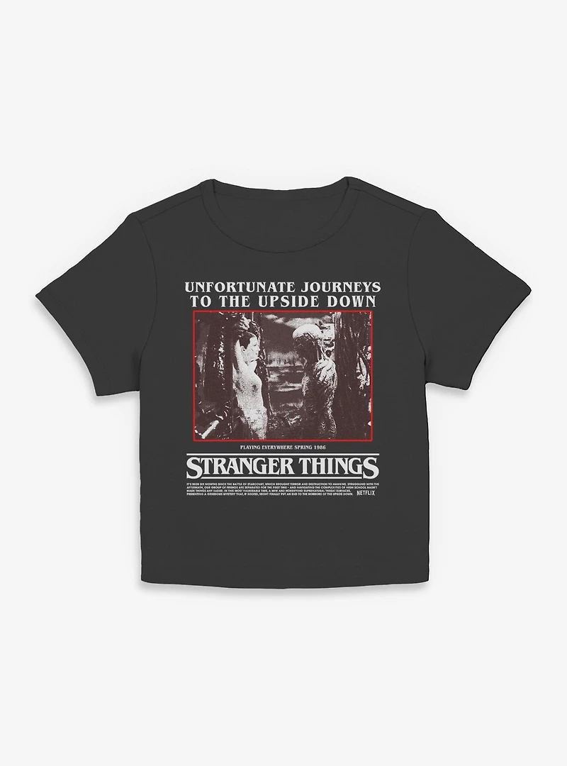 Stranger Things Unfortunate Journeys To The Upside Down Womens Baby T-Shirt