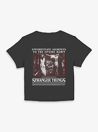 Stranger Things Unfortunate Journeys To The Upside Down Womens Baby T-Shirt