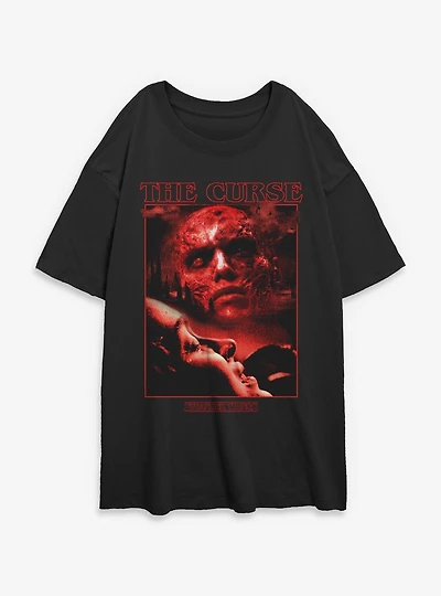 Stranger Things The Curse Womens Oversized T-Shirt