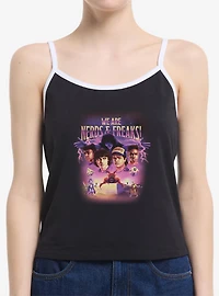 Stranger Things We Are Nerds Freaks Retro Womens Cami Tank Top