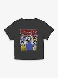 Stranger Things Old School Collage Womens Baby T-Shirt