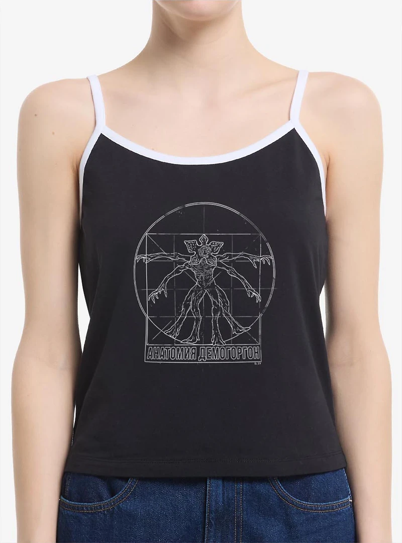 Stranger Things Demogorgon Sketch Womens Cami Tank Top