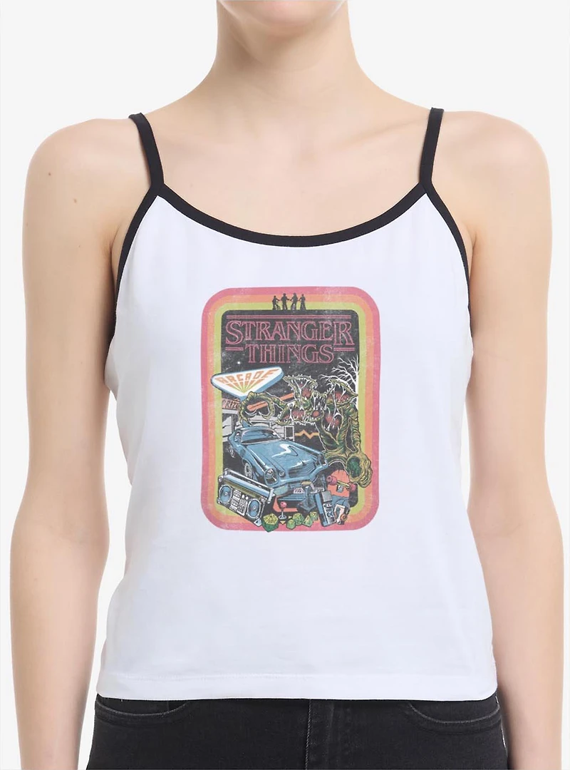 Stranger Things Retro Collage Womens Cami Tank Top