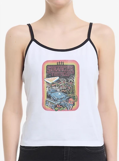 Stranger Things Retro Collage Womens Cami Tank Top