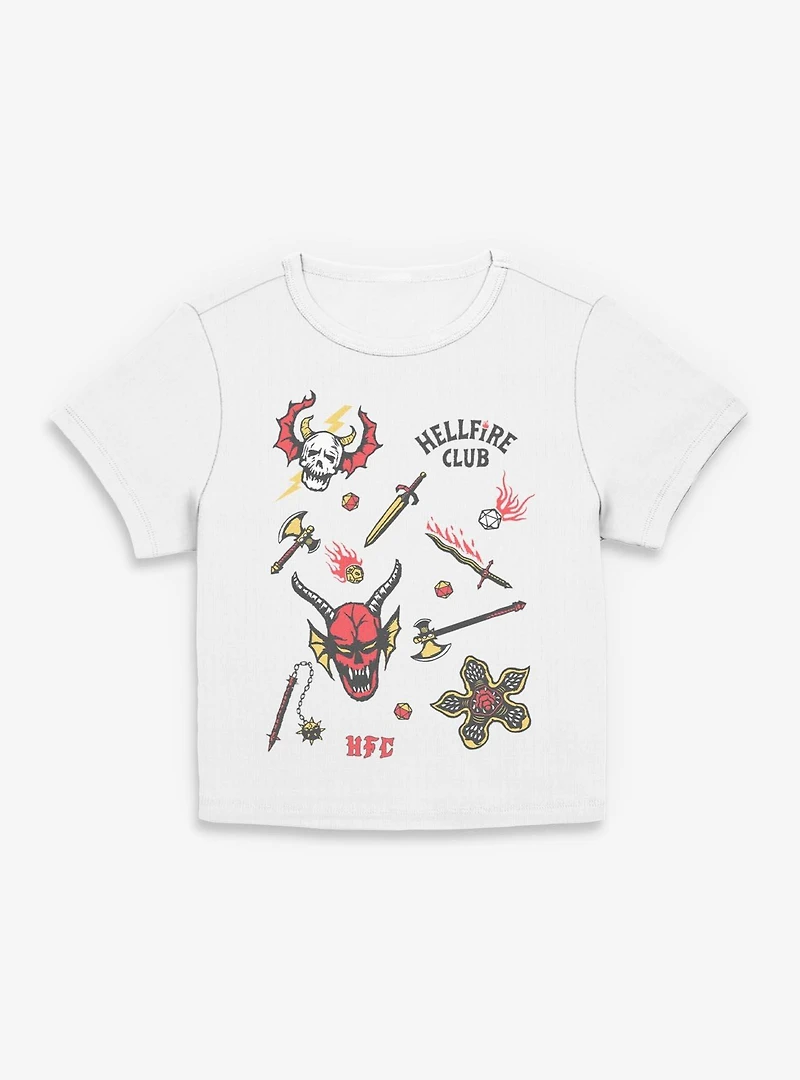 Stranger Things Hellfire Club Icons Womens Baby T-Shirt