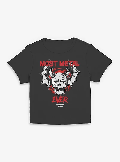 Stranger Things Most Metal Ever Hellfire Club Womens Baby T-Shirt