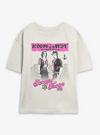 Stranger Things Scoops Ahoy Vintage Scoop Troop Womens Skimmer T-Shirt
