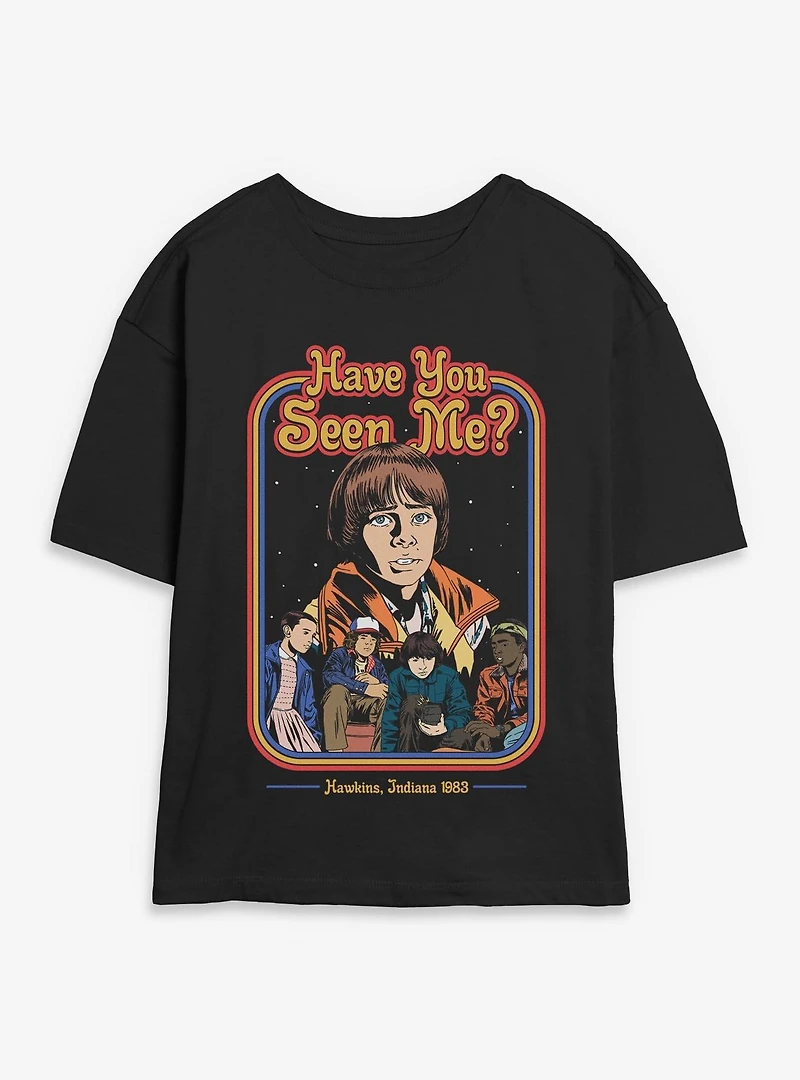 Stranger Things Retro Have You Seen Will Womens Skimmer T-Shirt