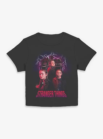 Stranger Things Max Creel House Collage Womens Baby T-Shirt