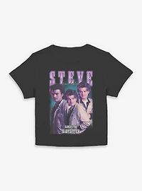 Stranger Things Steve Harrington Collage Womens Baby T-Shirt