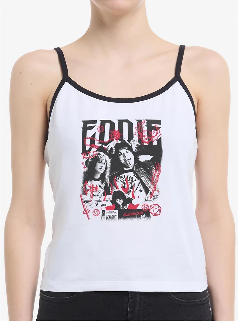 Stranger Things Eddie Munson Collage Womens Cami Tank Top