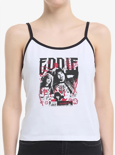 Stranger Things Eddie Munson Collage Womens Cami Tank Top