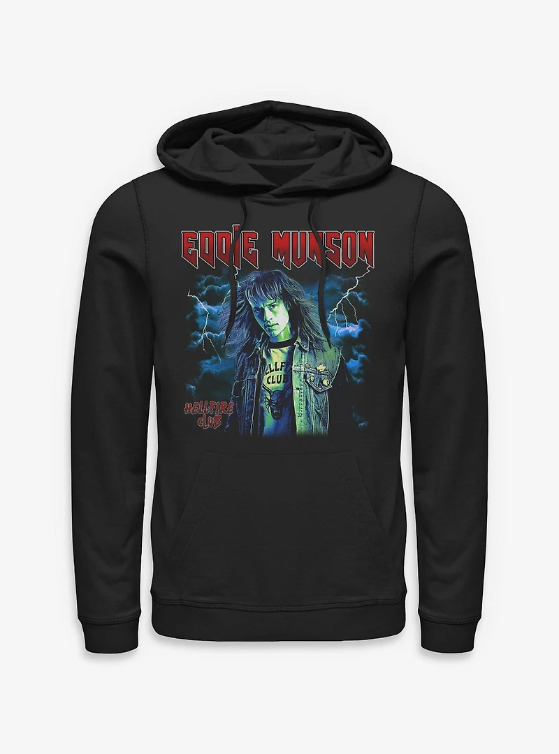 Stranger Things Eddie Munson Hellfire Club Portrait Hoodie