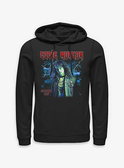 Stranger Things Eddie Munson Hellfire Club Portrait Hoodie