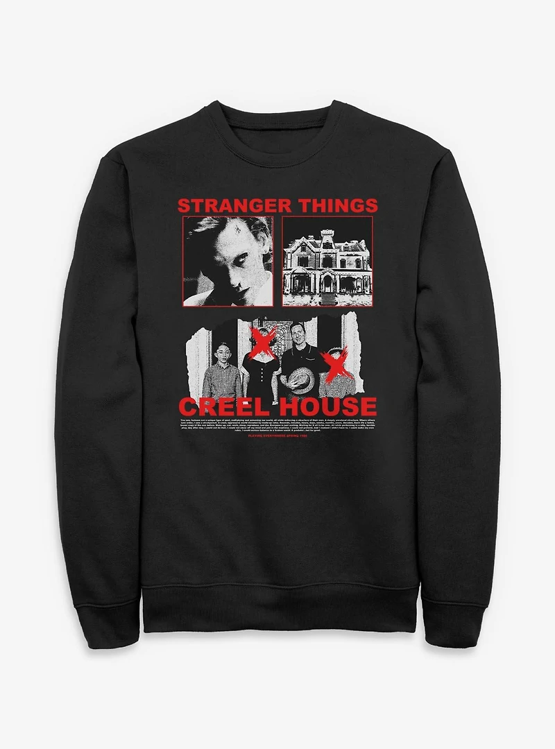 Stranger Things Creel House Images Sweatshirt