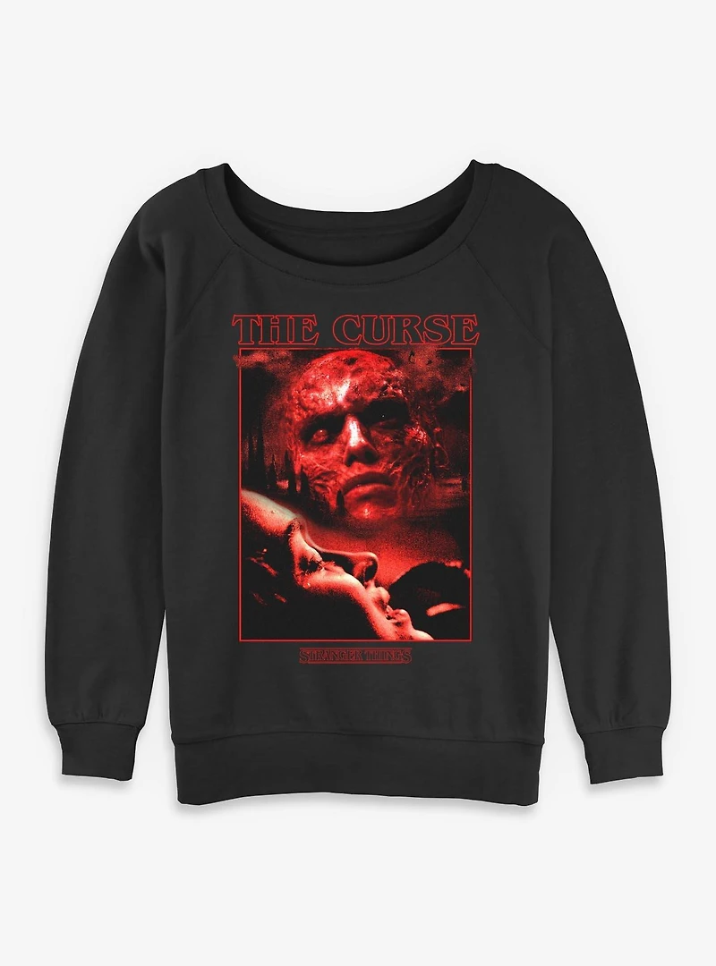 Stranger Things The Curse Womens Slouchy Sweatshirt