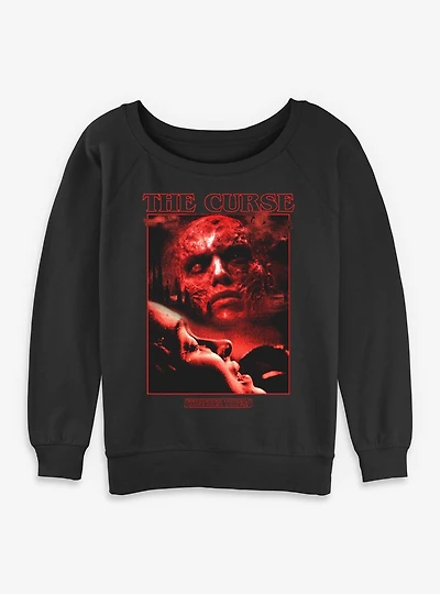 Stranger Things The Curse Womens Slouchy Sweatshirt