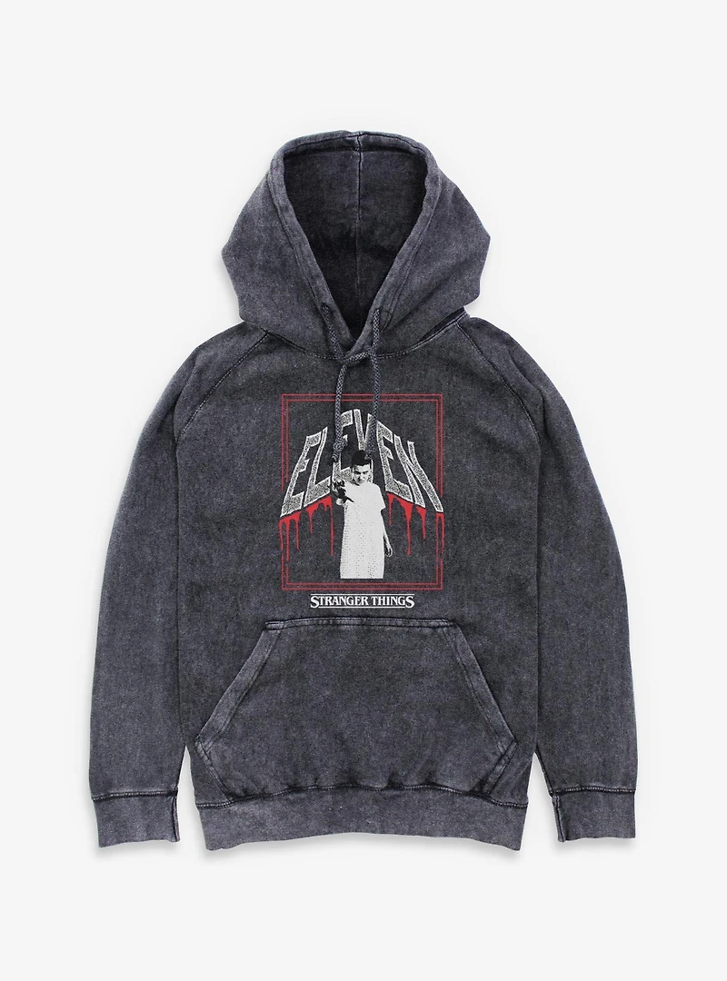 Stranger Things Eleven Boxed Mineral Wash Hoodie