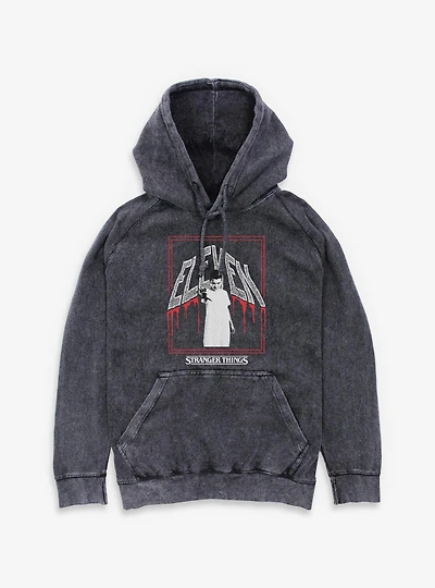 Stranger Things Eleven Boxed Mineral Wash Hoodie