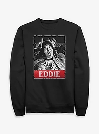 Stranger Things Eddie Munson Card Portrait Sweatshirt