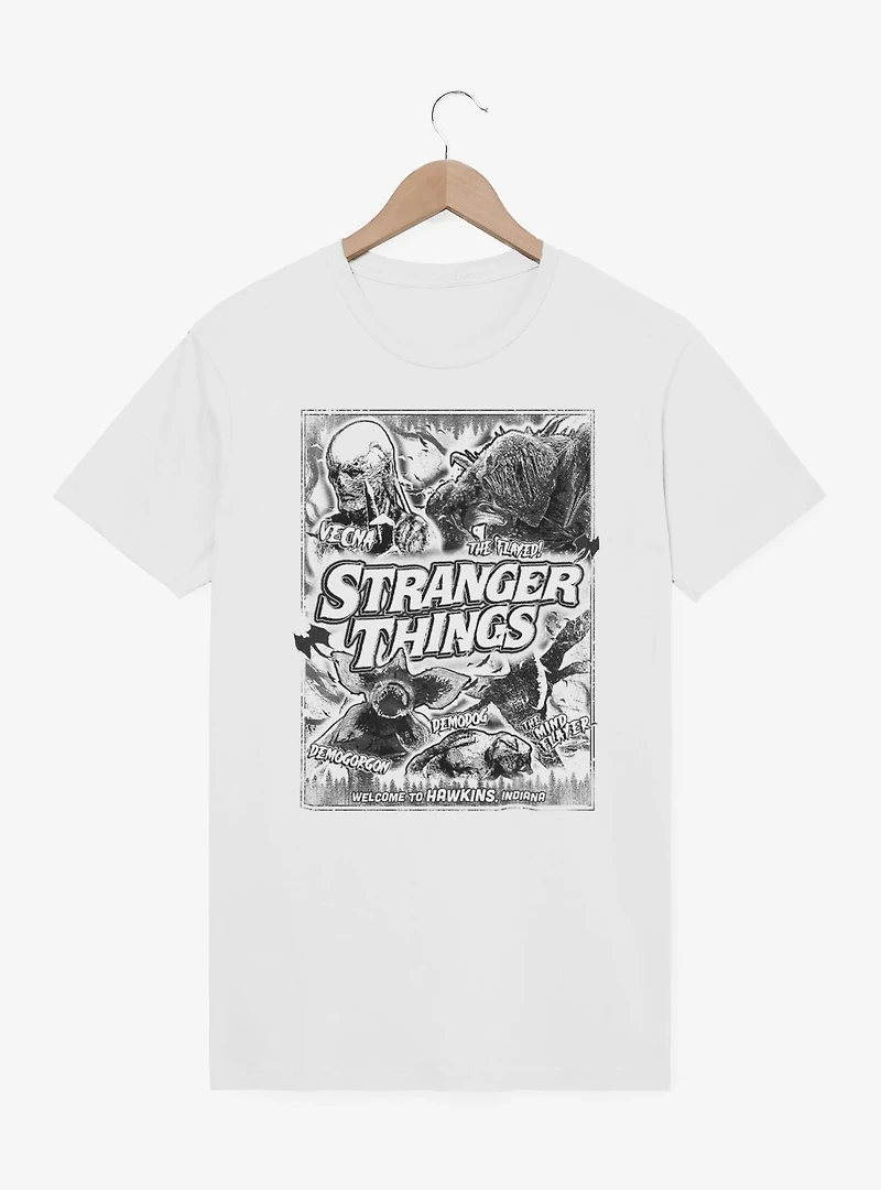 Stranger Things Hawkins Monsters T-Shirt