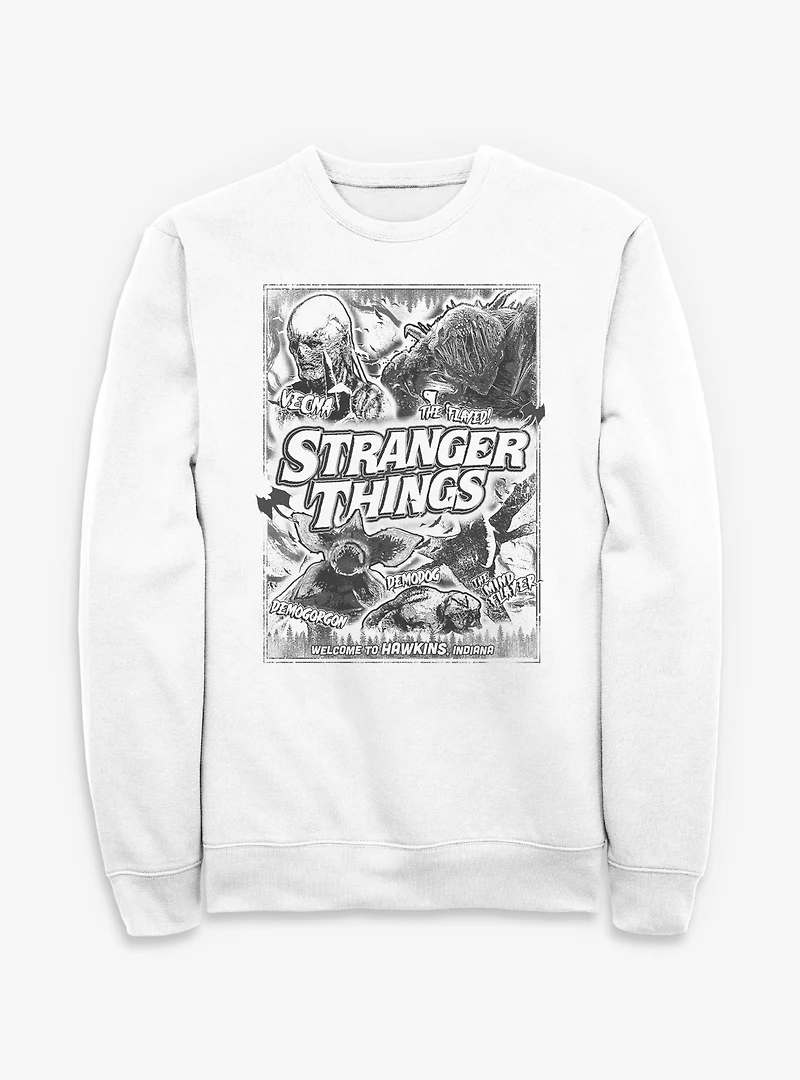 Stranger Things Hawkins Monsters Sweatshirt