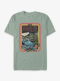 Stranger Things Retro Collage Garment Dye T-Shirt