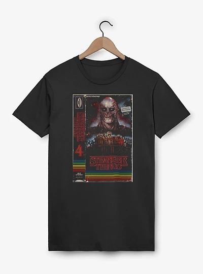 Stranger Things Retro Vecna VHS Tape T-Shirt