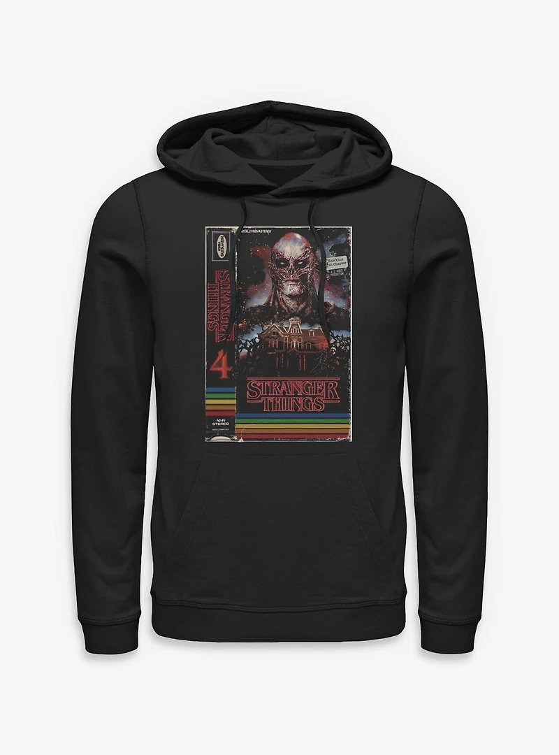 Stranger Things Retro Vecna VHS Tape Hoodie