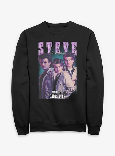 Stranger Things Steve Harrington Collage Sweatshirt