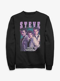 Stranger Things Steve Harrington Collage Sweatshirt