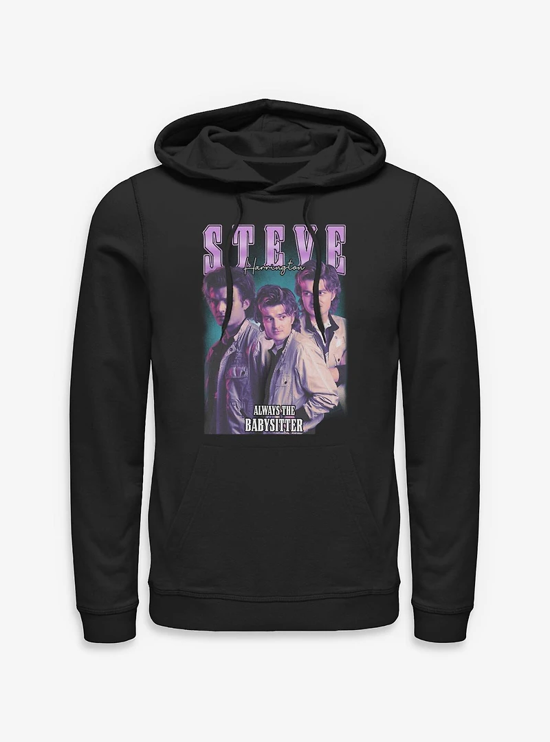 Stranger Things Steve Harrington Collage Hoodie