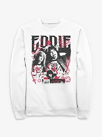 Stranger Things Eddie Munson Collage Sweatshirt