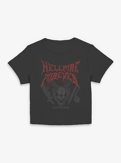 Stranger Things Hellfire Forever Womens Baby T-Shirt BoxLunch Exclusive