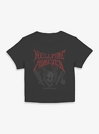 Stranger Things Hellfire Forever Womens Baby T-Shirt BoxLunch Exclusive