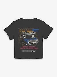Stranger Things WSQK The Squawk Van Womens Baby T-Shirt BoxLunch Exclusive