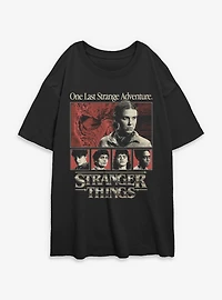 Stranger Things One Last Strange Adventure Womens Oversized T-Shirt BoxLunch Exclusive