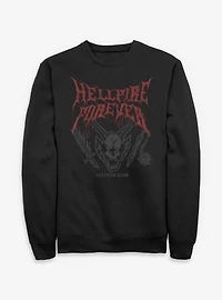Stranger Things Hellfire Forever Sweatshirt BoxLunch Exclusive