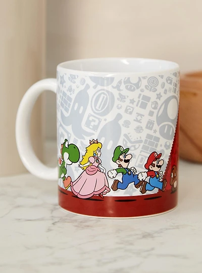 Nintendo Super Mario Bros. Running Characters Mug