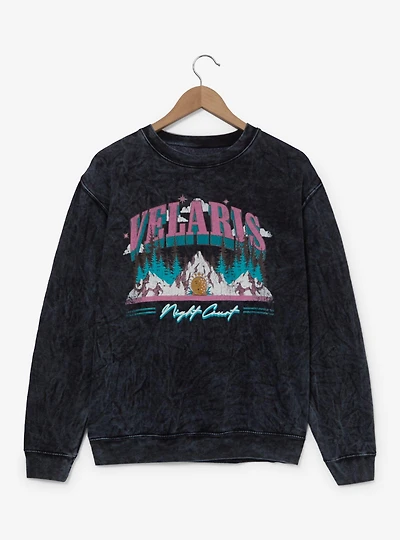 A Court of Thorns and Roses Velaris Mountains Women's Crewneck - BoxLunch Exclusive