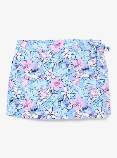 Disney Lilo & Stitch Angel Surfing Plus Tie Skort — BoxLunch Exclusive