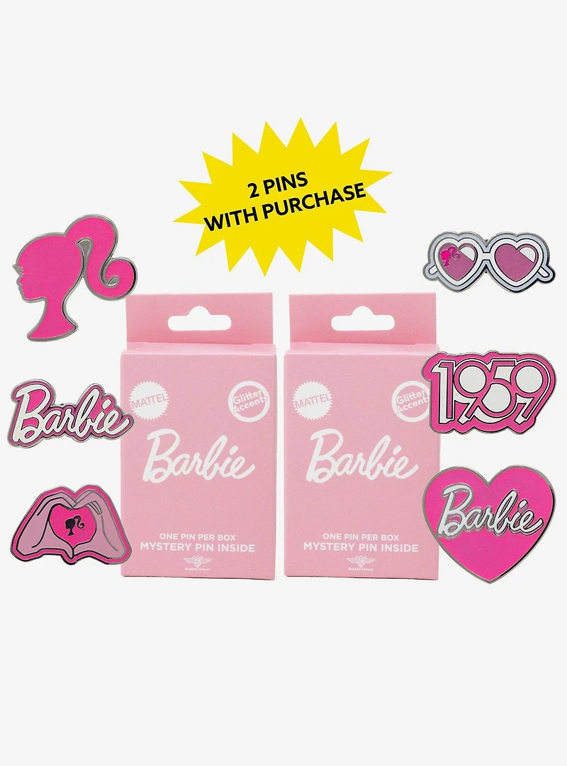Barbie Mystery Enamel Pin Blind Box Series 2 Pack