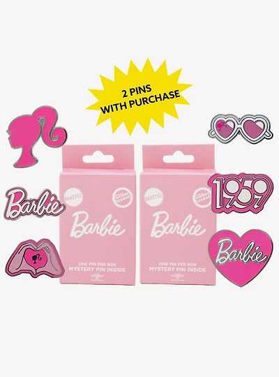 Barbie Mystery Enamel Pin Blind Box Series 2 Pack