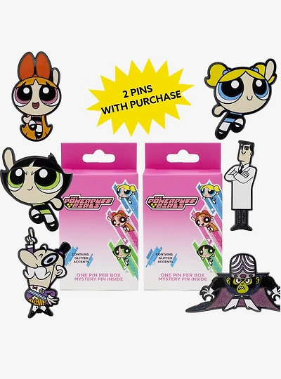 The Powerpuff Girls Mystery Enamel Pin Blind Box Series 2 Pack