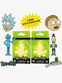 Rick and Morty Mystery Enamel Pin Blind Box Series 2 Pack