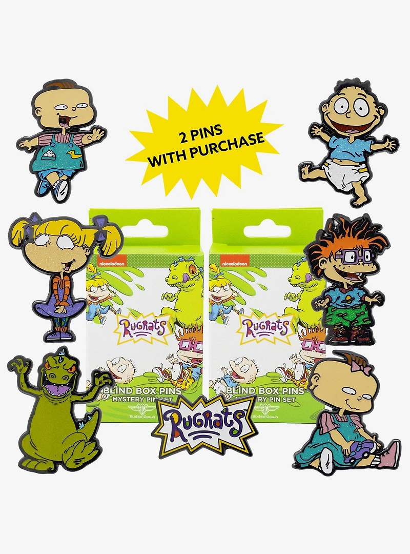Rugrats Mystery Enamel Pin Blind Box Series 2 Pack