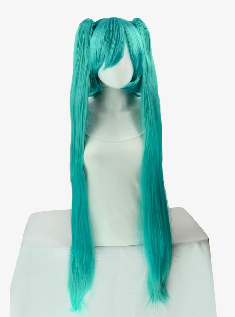 Eos Vocaloid Green Long Pigtail Wig Set