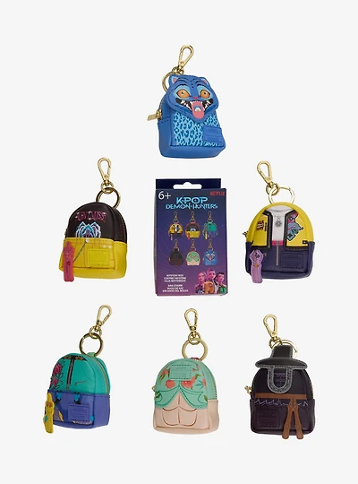 Loungefly KPop Demon Hunters Mini Backpack Blind Box Keychain